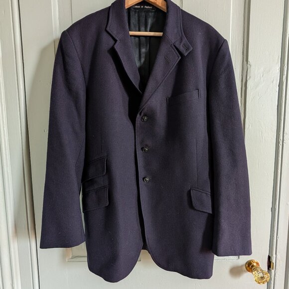 Heythrop Navy Wool Coat Peacoat Blazer 42R